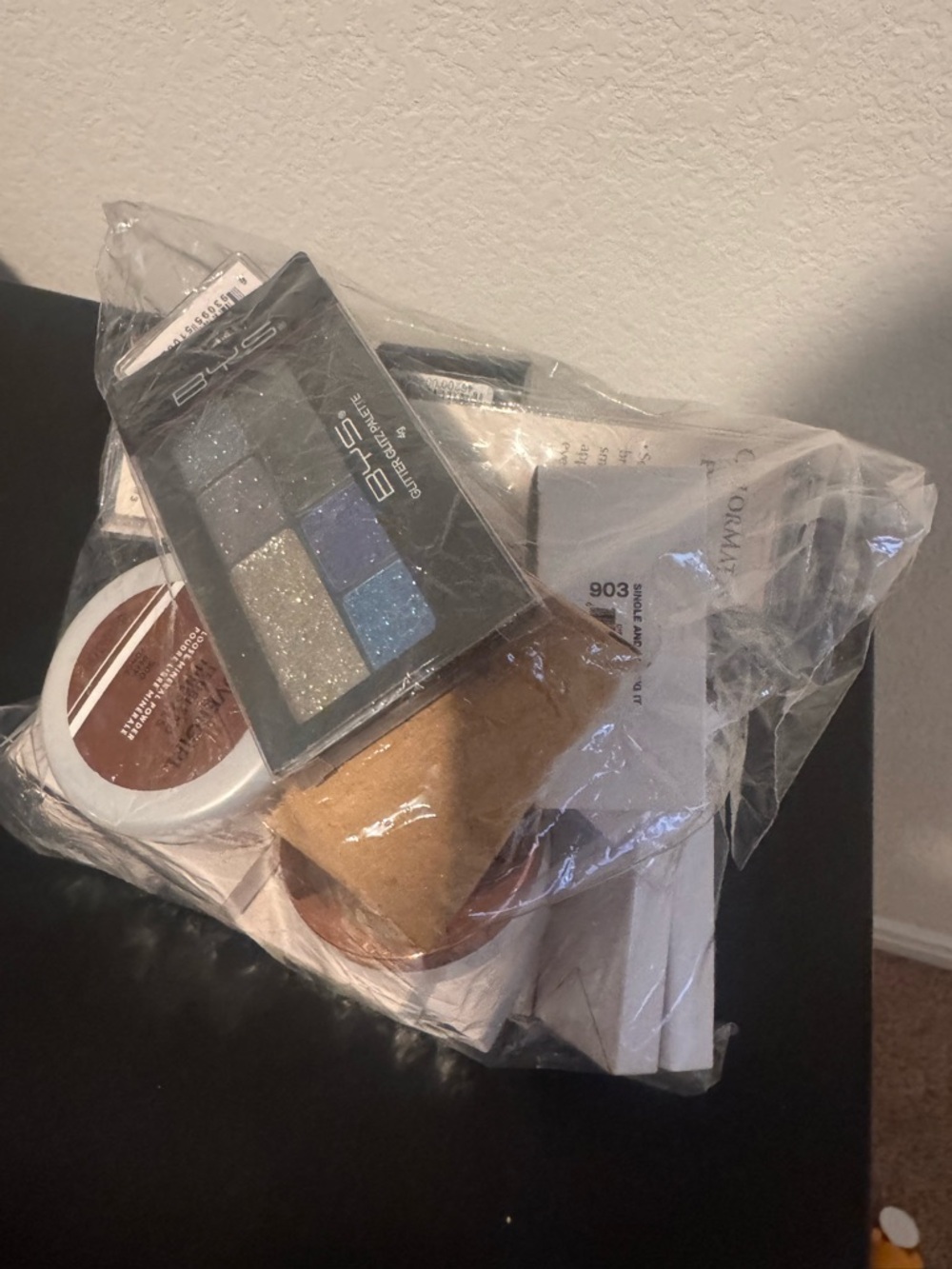 Assorted Makeup Bundle with Blue Glitter Eyeshadow